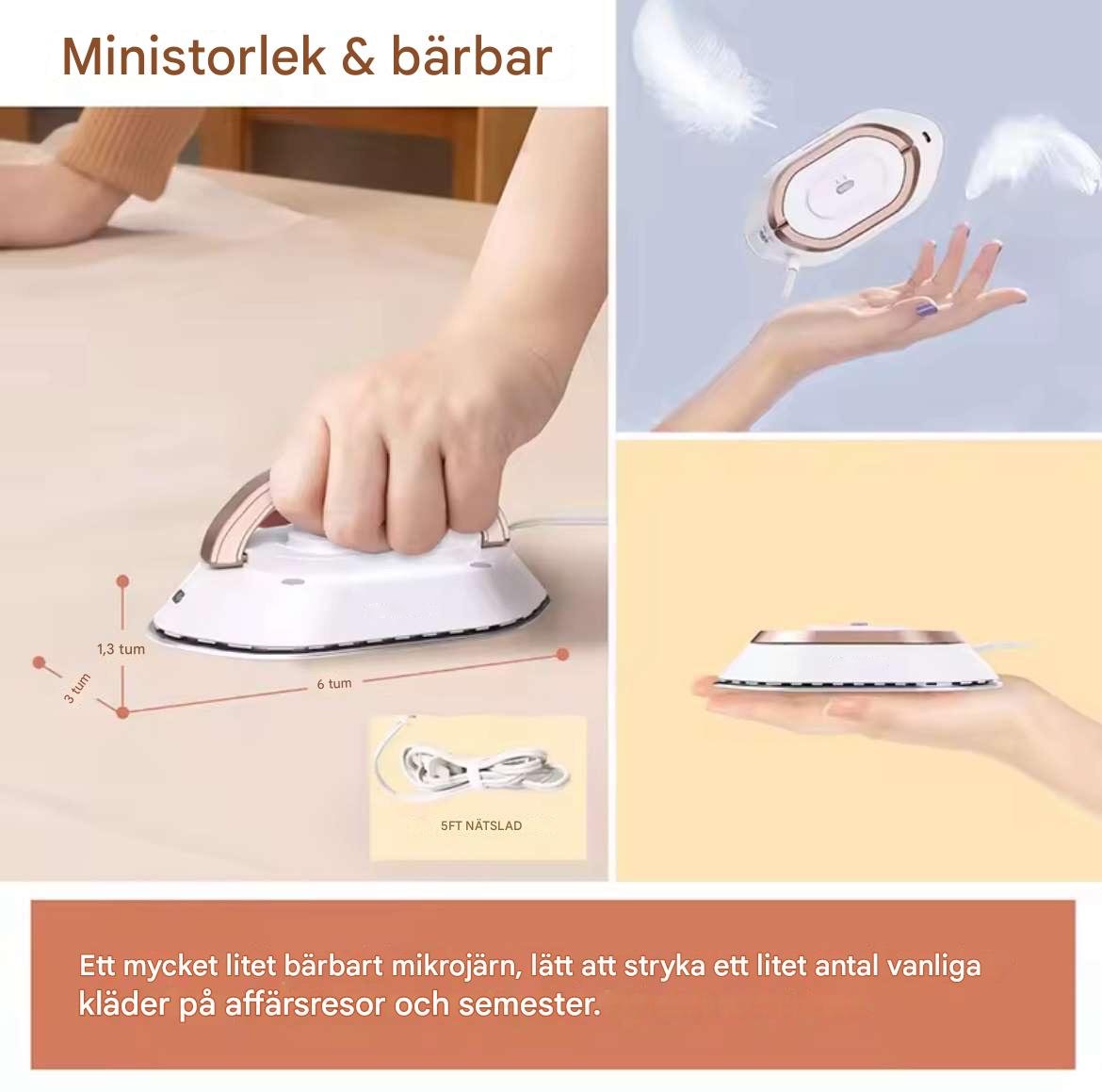 Portabel Strykjärn 120V/240V